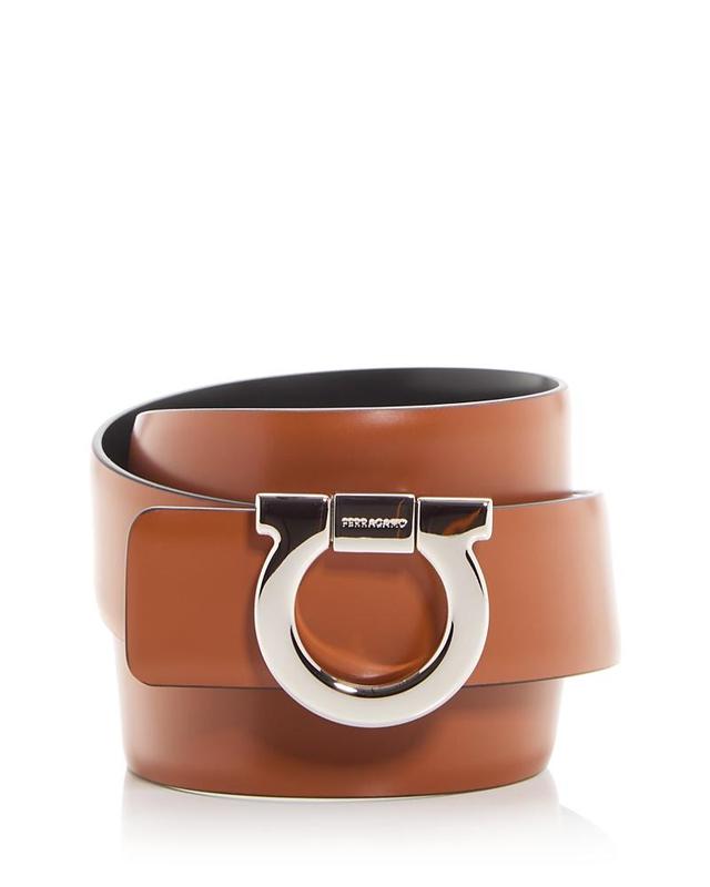 Ferragamo Mens Gancini Reversible Leather Belt Product Image