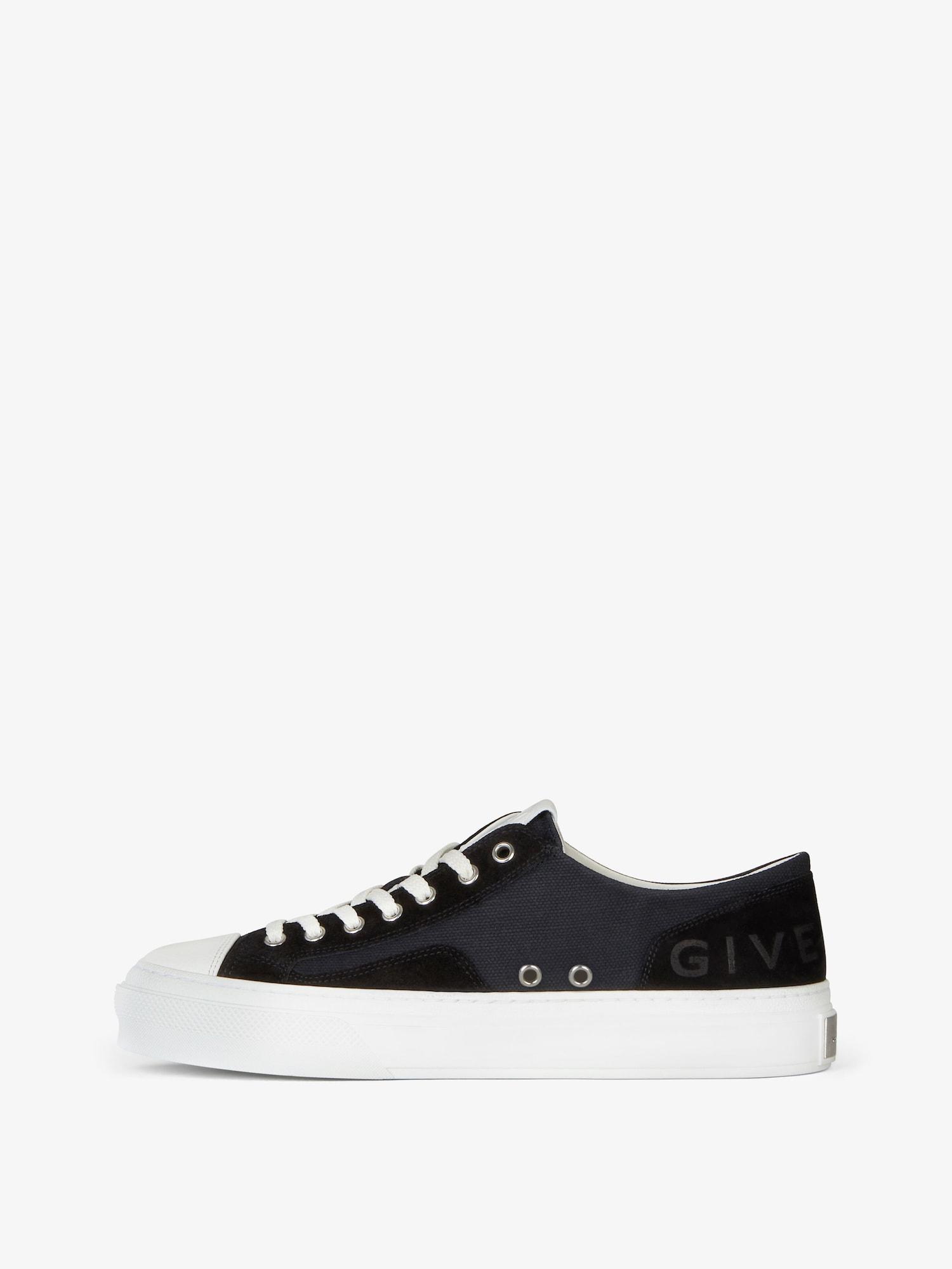 GIVENCHY City sneakers in canvas and suede Product Image