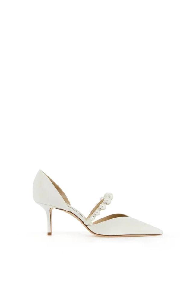 Aurelie 65 Pumps With Pearls In White Product Image