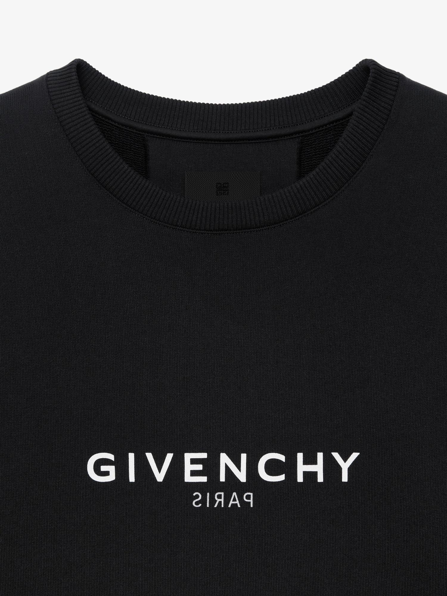 GIVENCHY Reverse slim fit sweatshirt in fleece Product Image