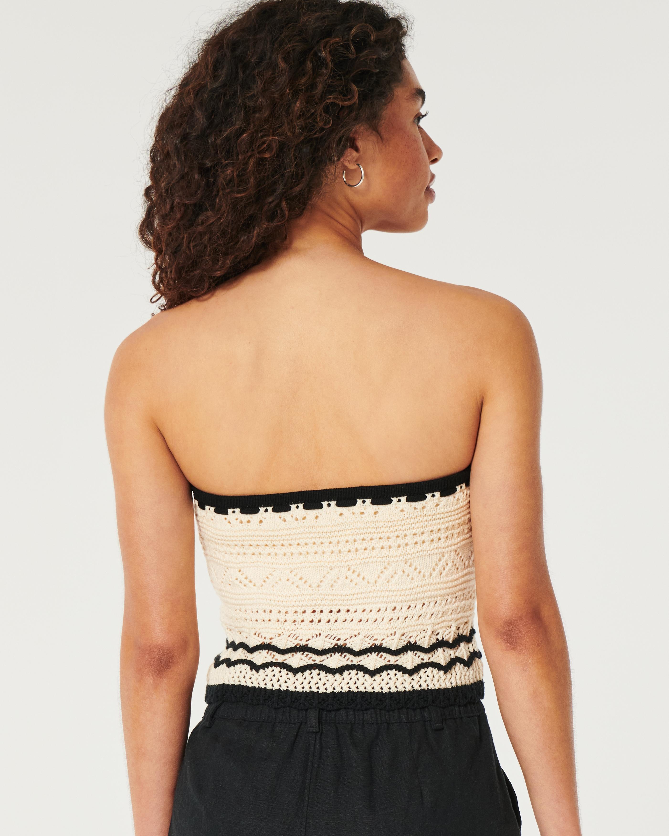 Crochet-Style Tube Top Product Image