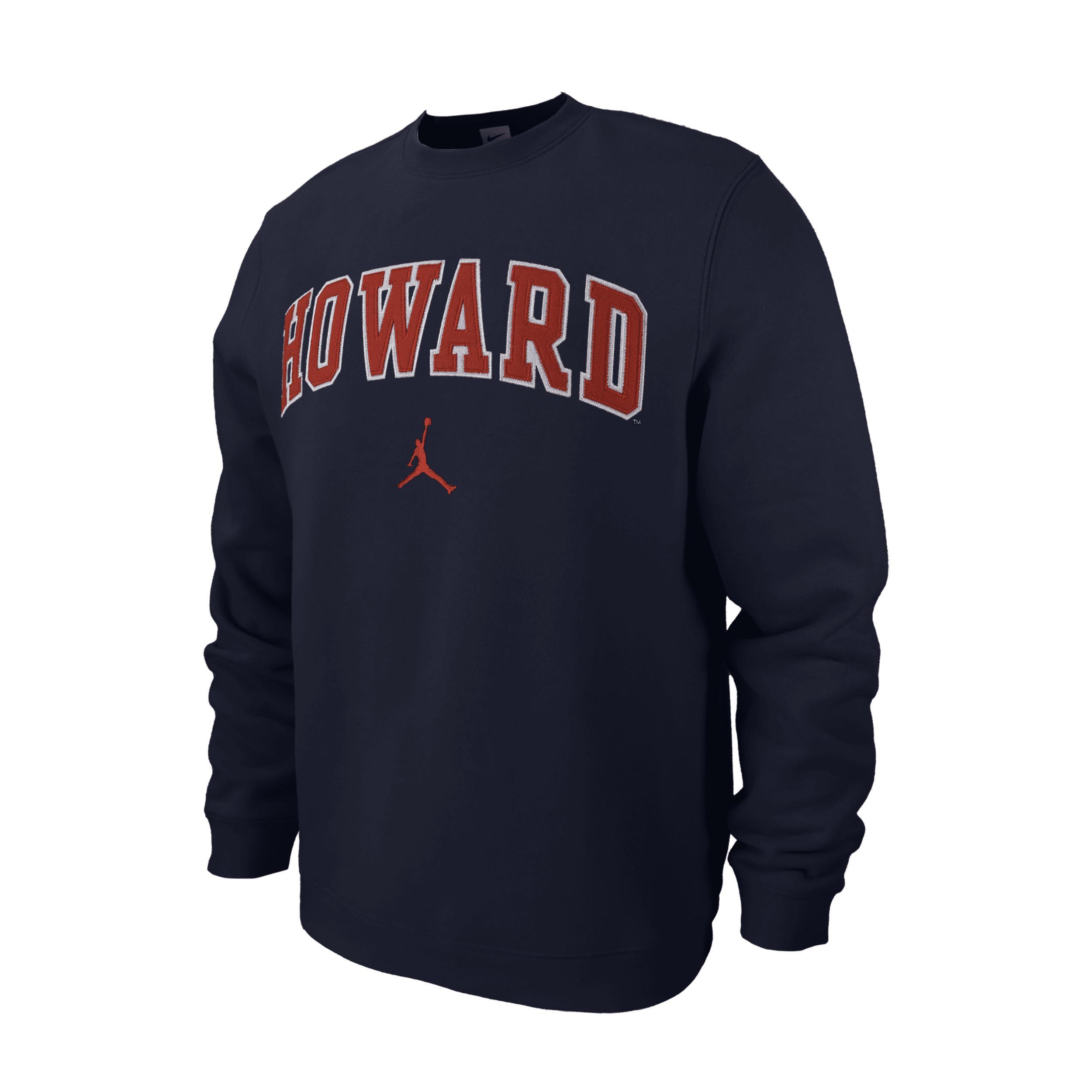 Mens Howard Club Fleece Jordan College Crew-Neck Sweatshirt Product Image