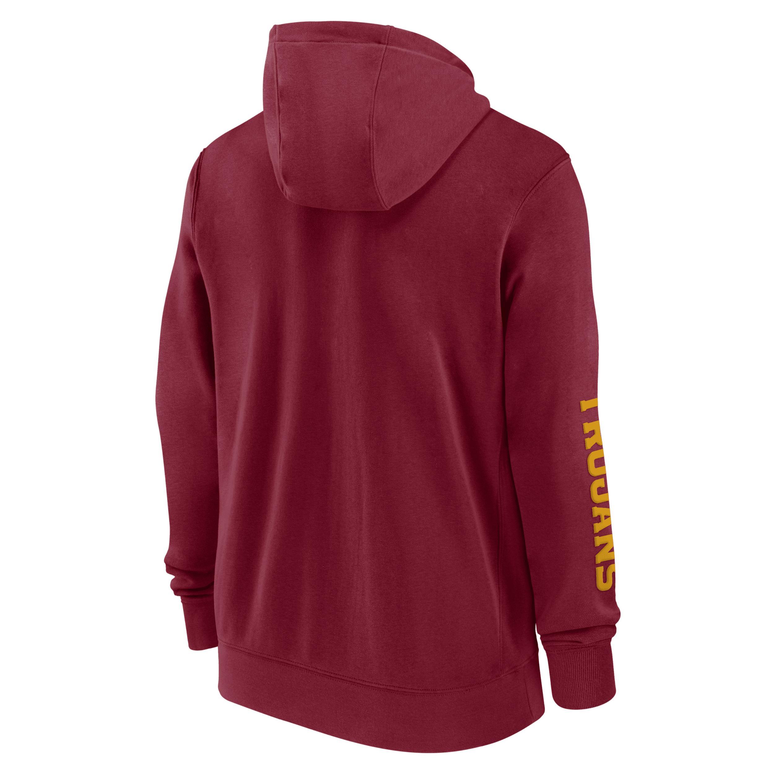 USC Trojans Sideline Team Issue Nike Men's College Full-Zip Hoodie Product Image