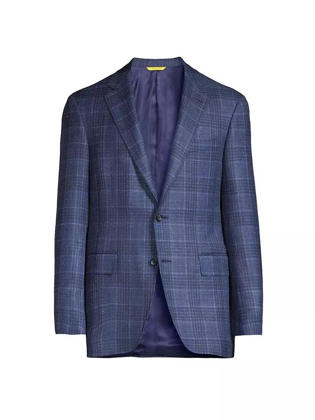 Kei Plaid Wool-Blend Sport Coat Product Image