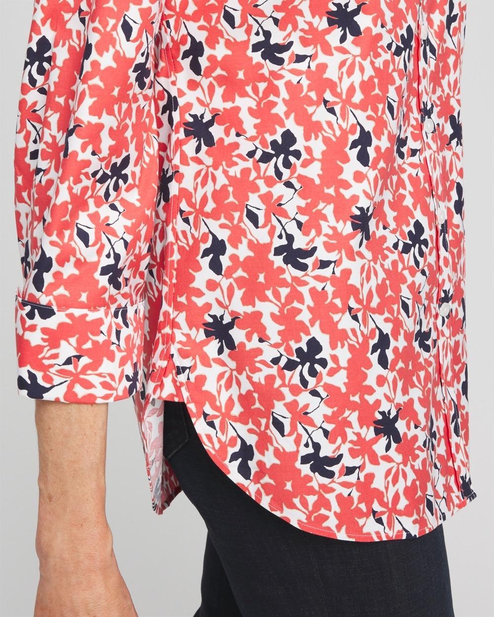 No Iron™ Warm Floral Shirt Product Image