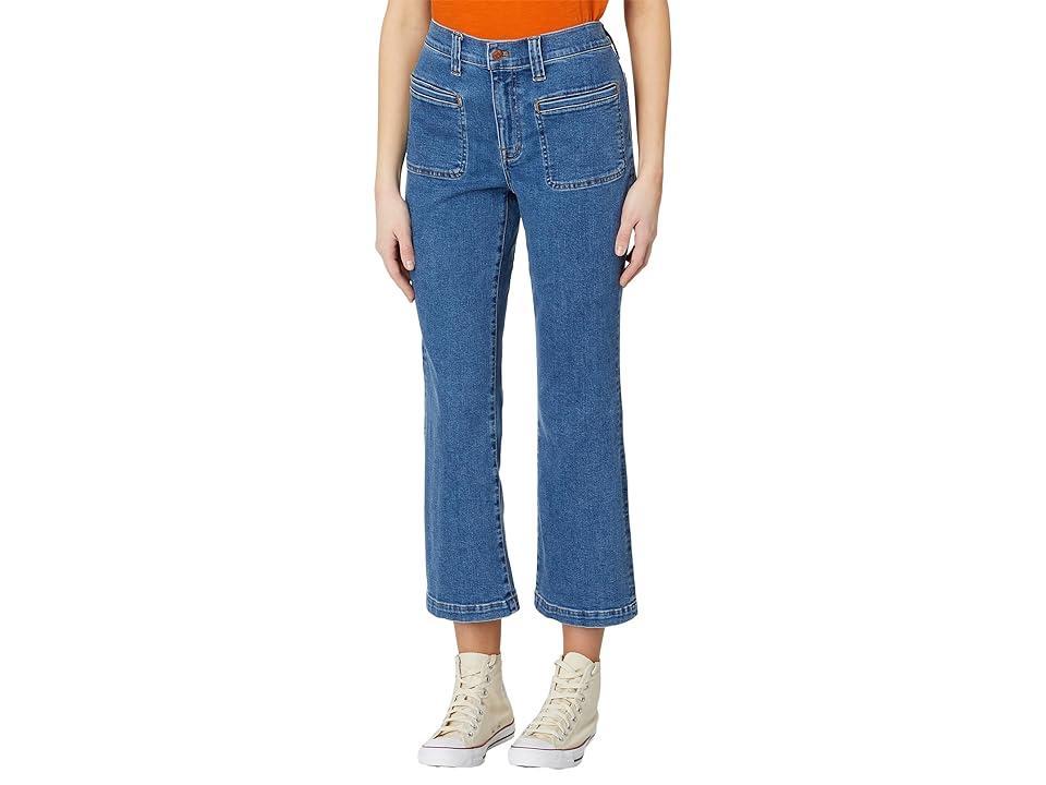 Madewell Kick Out Crop Jeans in Elkton Wash: Seam Edition (Elkton Wash) Women's Jeans Product Image