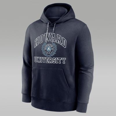 Howard Club Team Issue Men's Nike College Pullover Hoodie Product Image