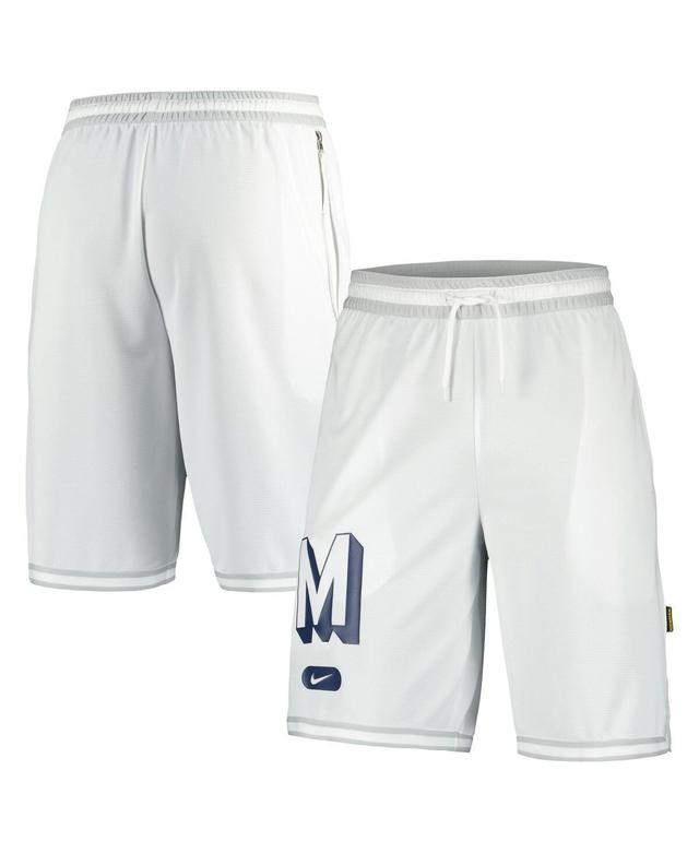 Mens Nike White Michigan Wolverines Dna 3.0 Performance Shorts Product Image