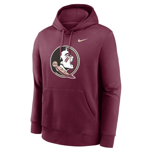 Florida State Seminoles Primetime Evergreen Club Primary Logo Nike Mens College Pullover Hoodie Product Image