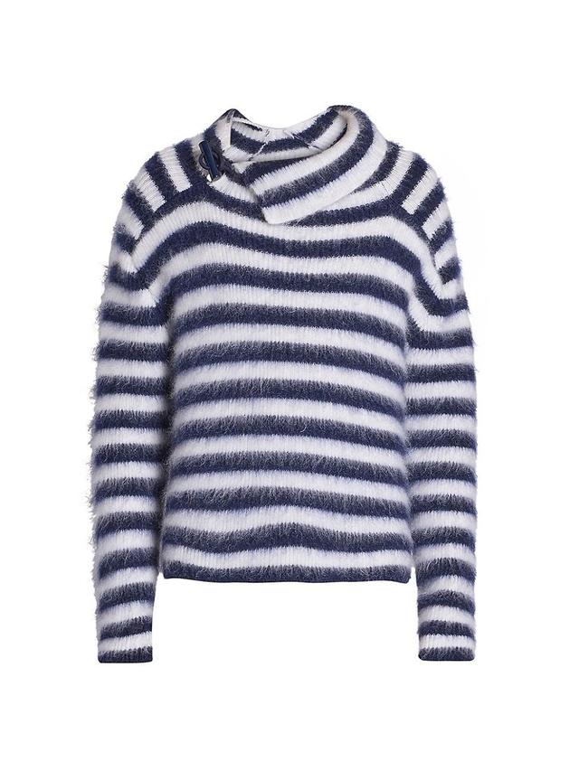 Mens Marina Striped Mohair-Blend Sweater Product Image