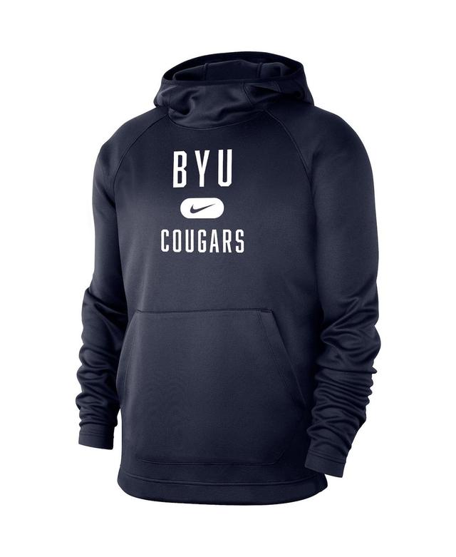 Mens Nike Navy Byu Cougars Spotlight Raglan Pullover Hoodie Product Image