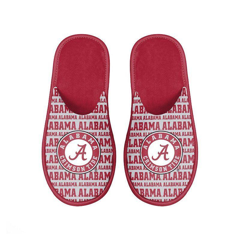 Mens FOCO Alabama Crimson Tide Scuff Logo Slide Slippers Product Image