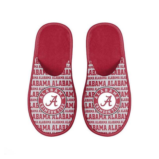 Mens FOCO Alabama Crimson Tide Scuff Logo Slide Slippers Product Image