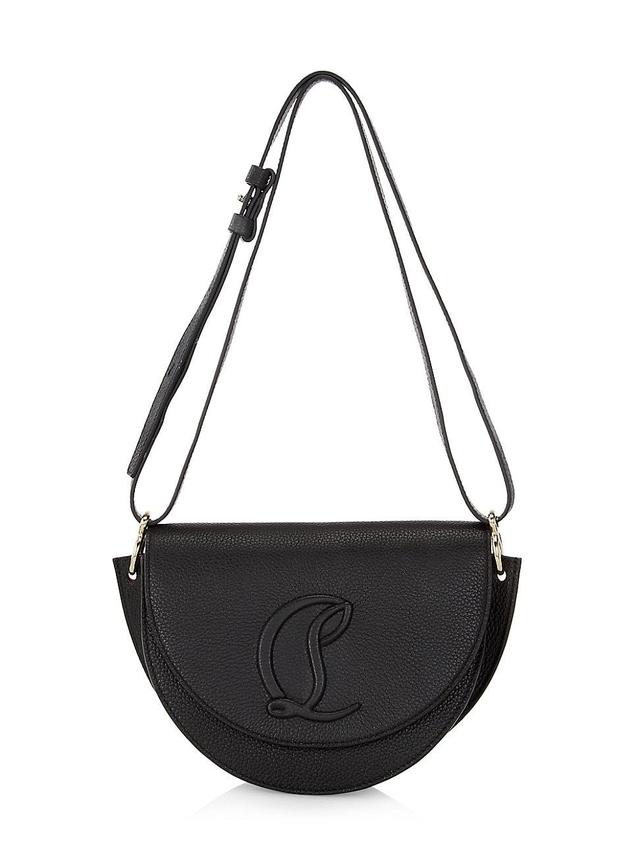 Womens By My Side Leather Crossbody Bag Product Image