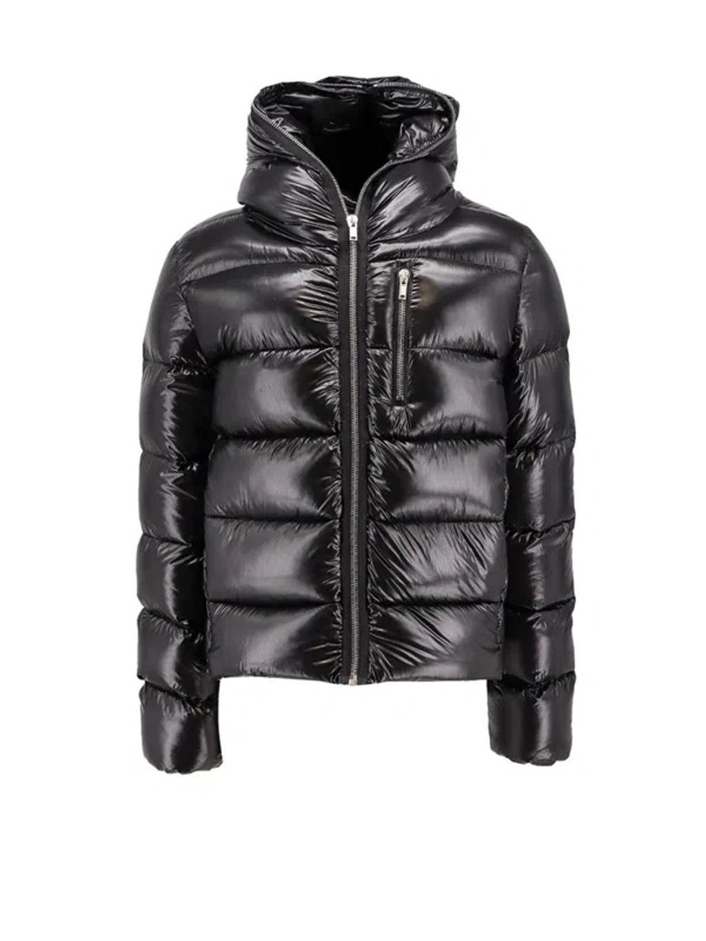 RICK OWENS Sealed Padded Jacket In Black Product Image