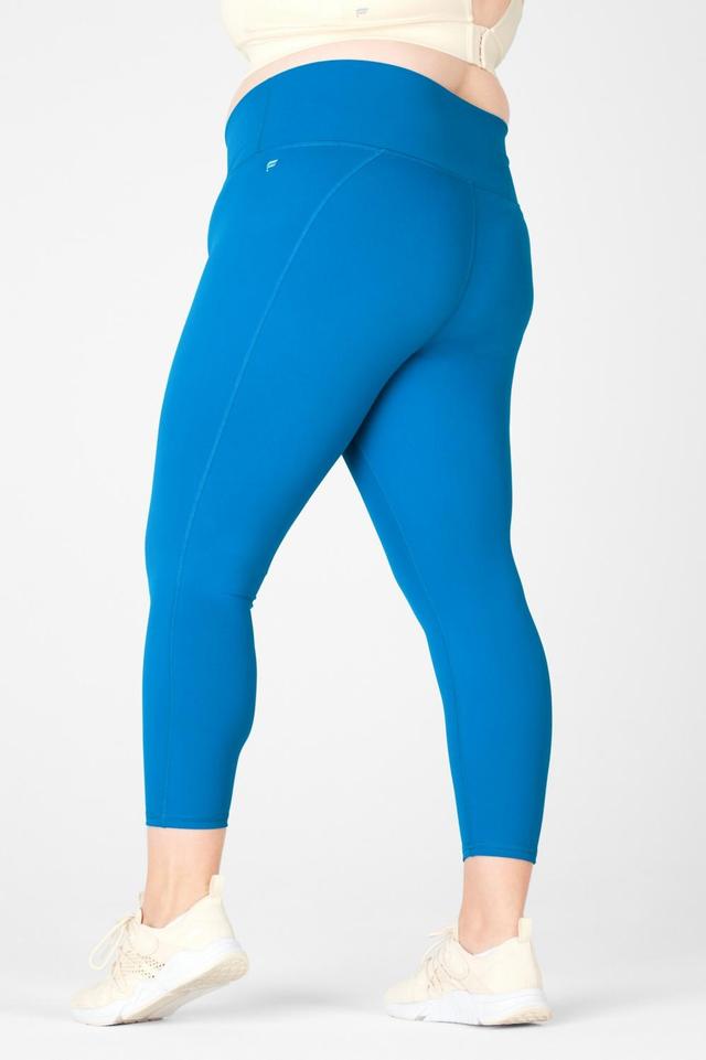 Fabletics Define High-Waisted 7/8 Legging Womens blue Size XS Product Image