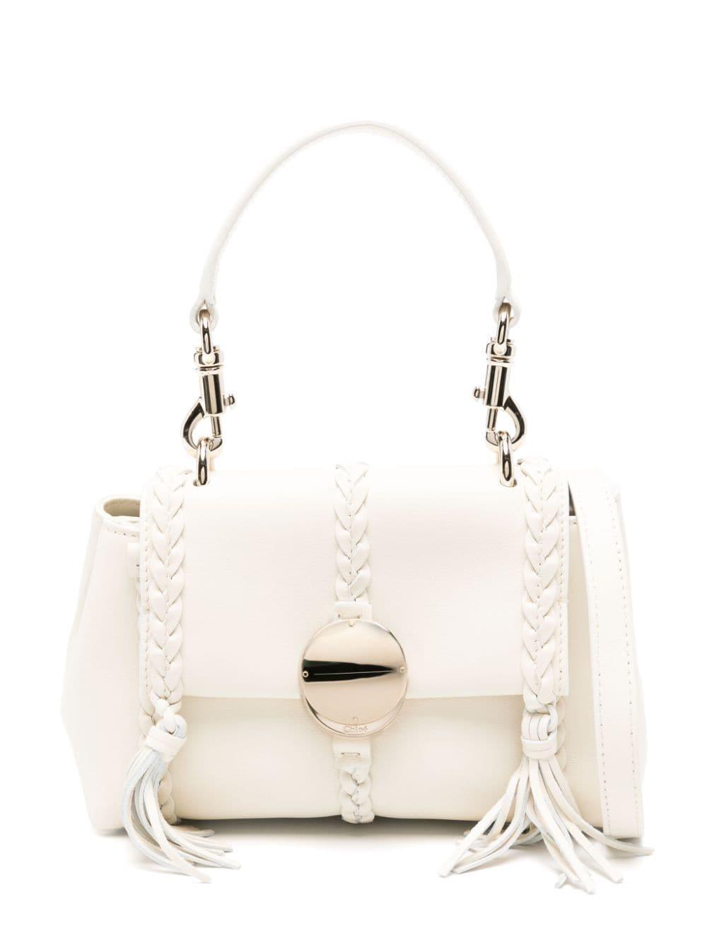 Penelope Mini Shoulder Bag In White Product Image