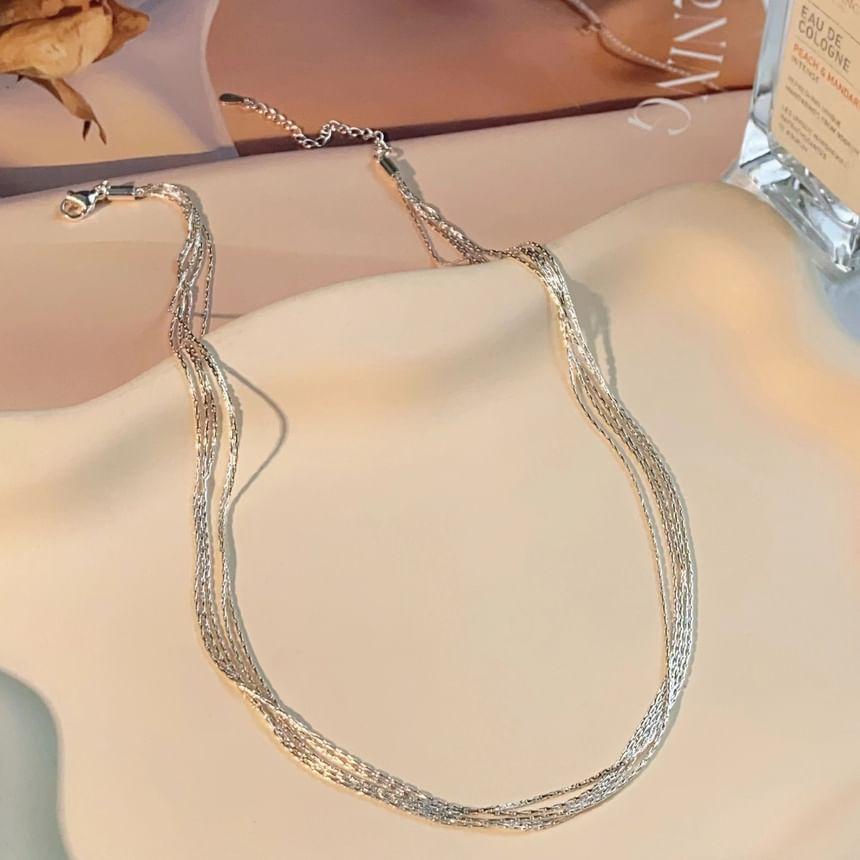 Layered Chain Necklace Product Image