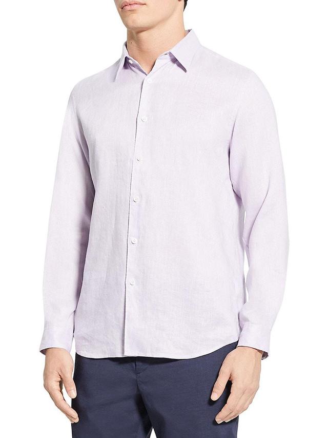 Mens Irving Long-Sleeve Linen Shirt Product Image