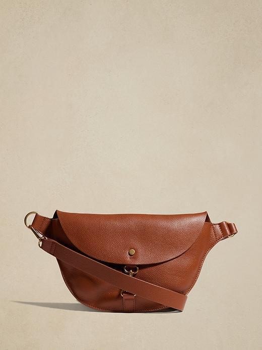 Leather Crossbody Belt Bag Product Image