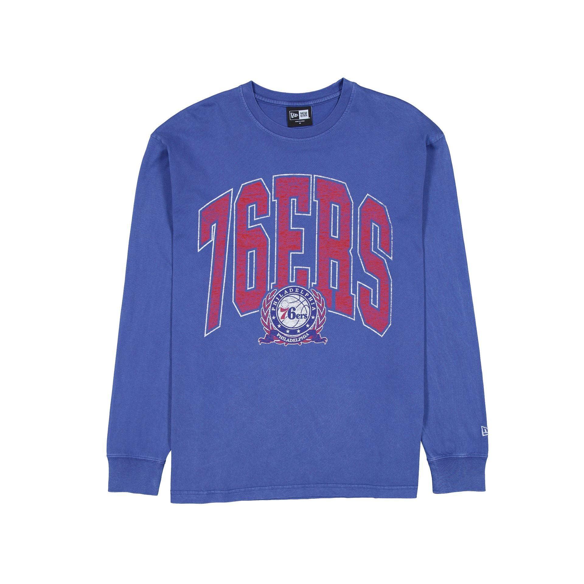 Philadelphia 76ers Oversized Essentials Long Sleeve T-Shirt Male Product Image