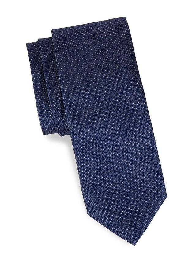 Mens COLLECTION Square Dot Silk Tie Product Image