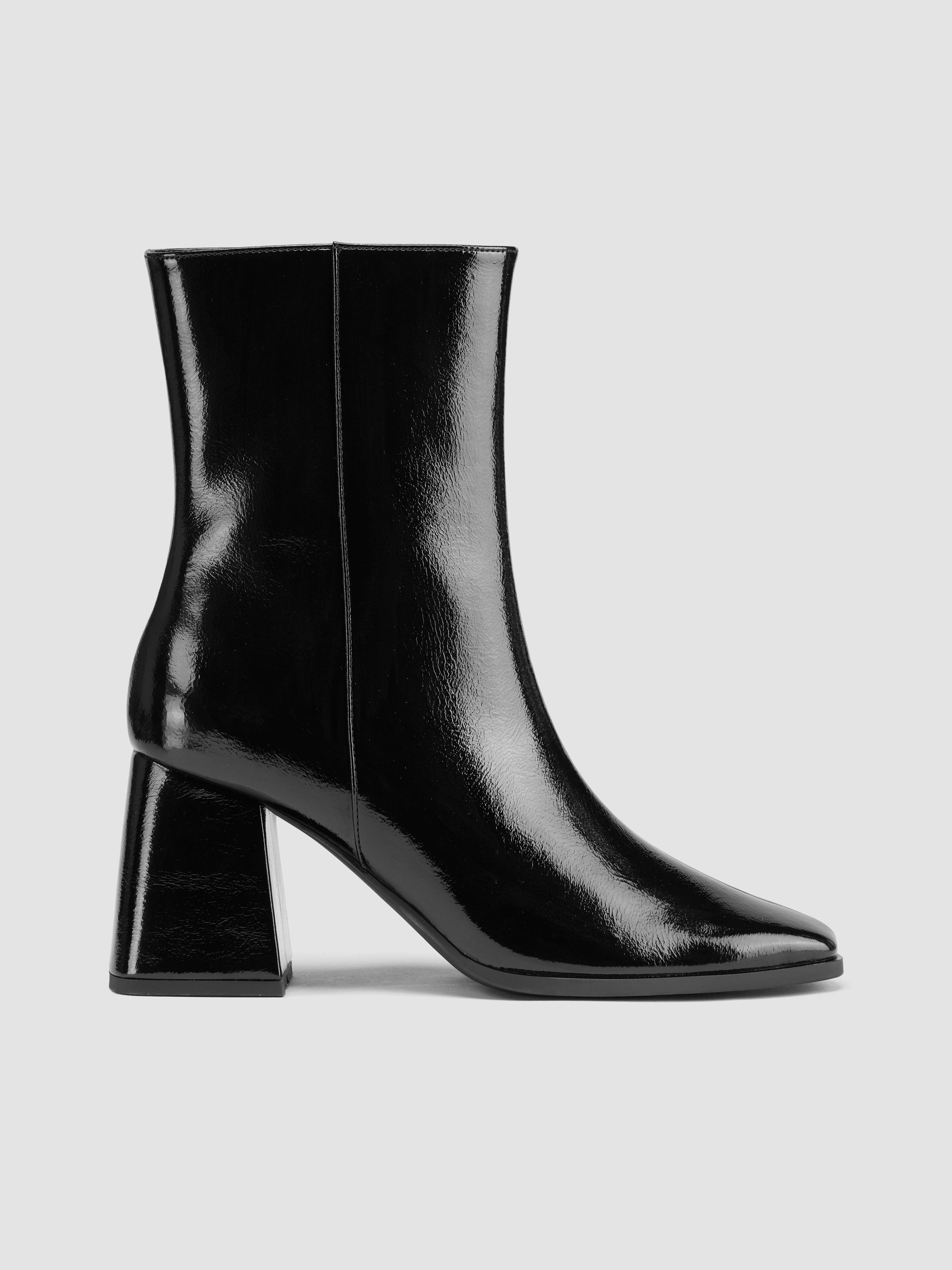 CHUNKY HEELED ANKLE BOOTS product image