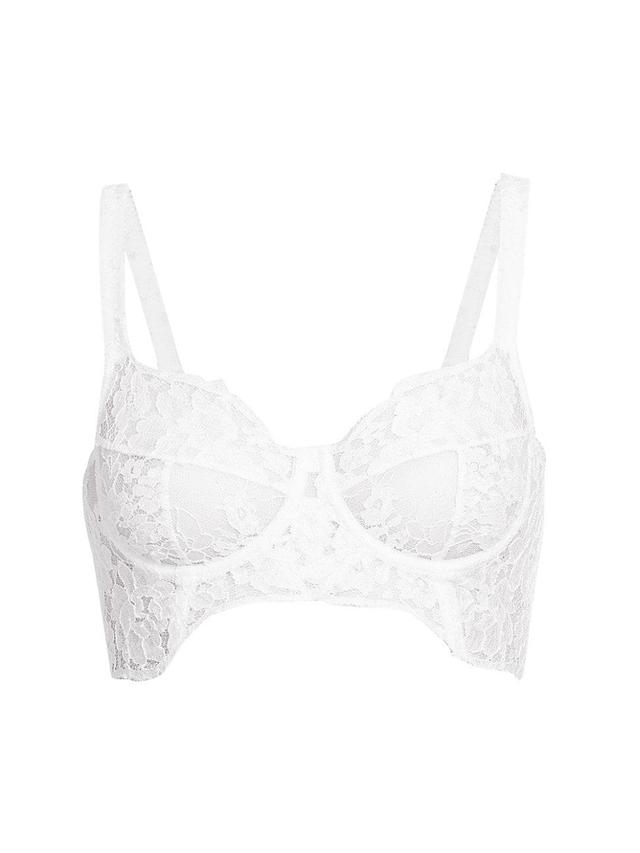 Womens Lace Longline Bra Product Image