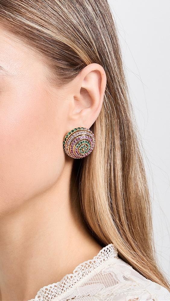 Lele Sadoughi Spiral Button Earrings | Shopbop Product Image