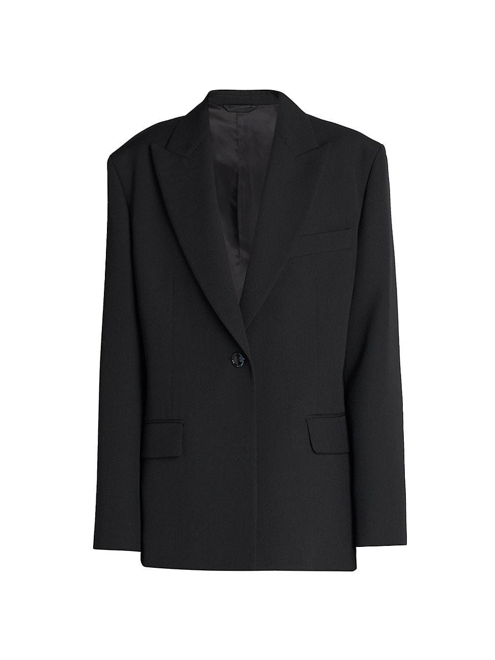 Acne Studios Jillie One-Button Blazer Product Image