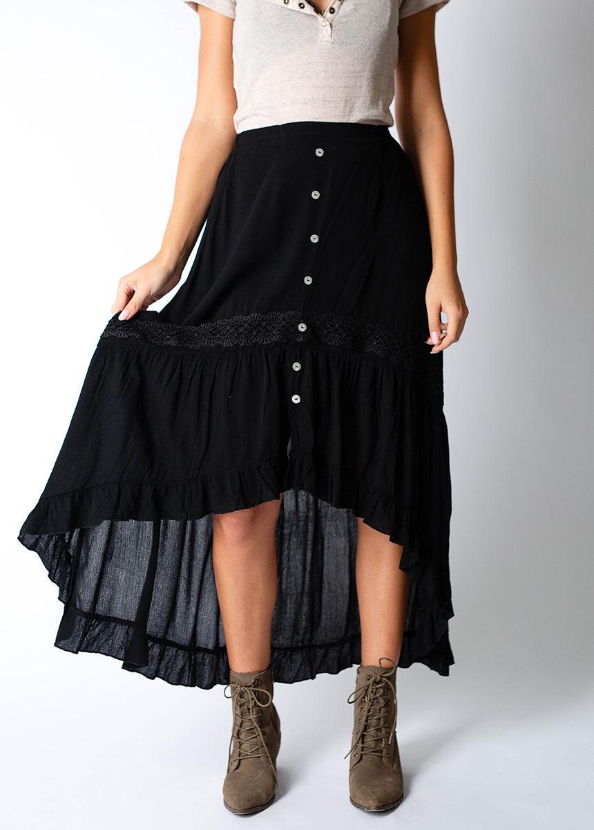 Alizah Skirt in Black Product Image