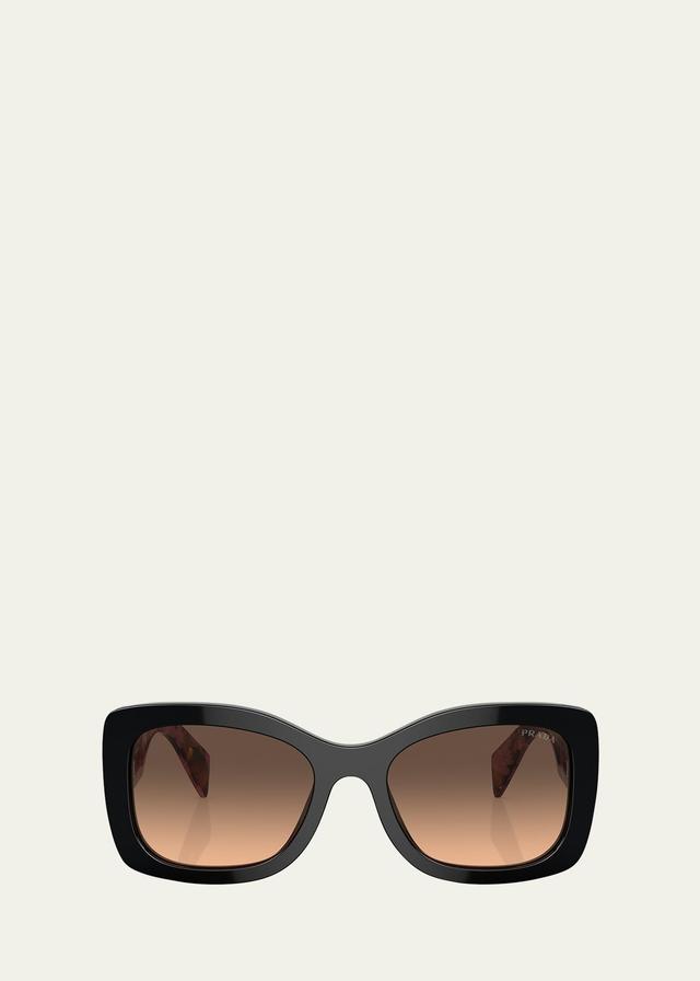 Gradient Acetate Oval Sunglasses Product Image