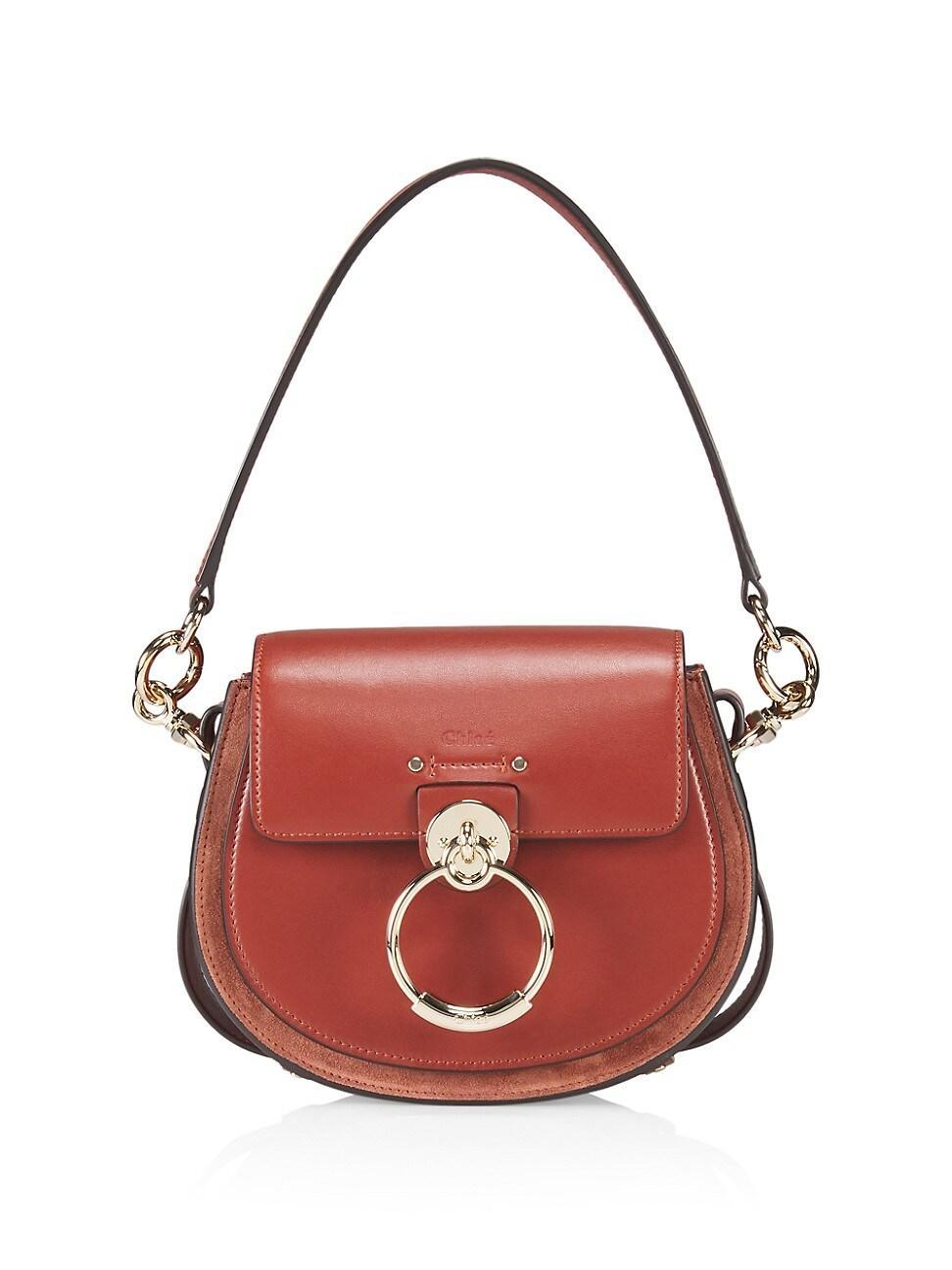 Chlo Small Tess Leather Crossbody Bag Product Image