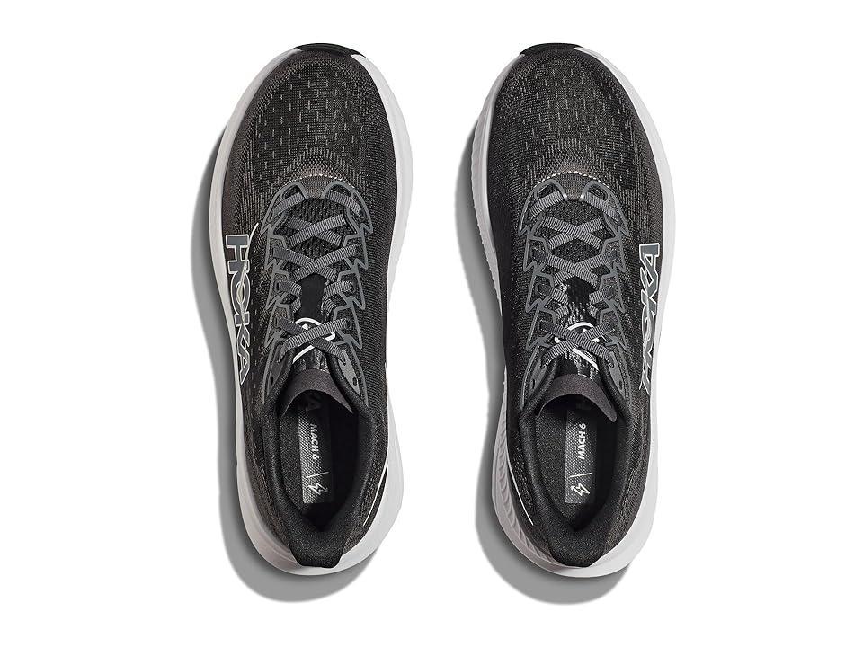 Hoka Men's Mach 6 White) Men's Shoes Product Image