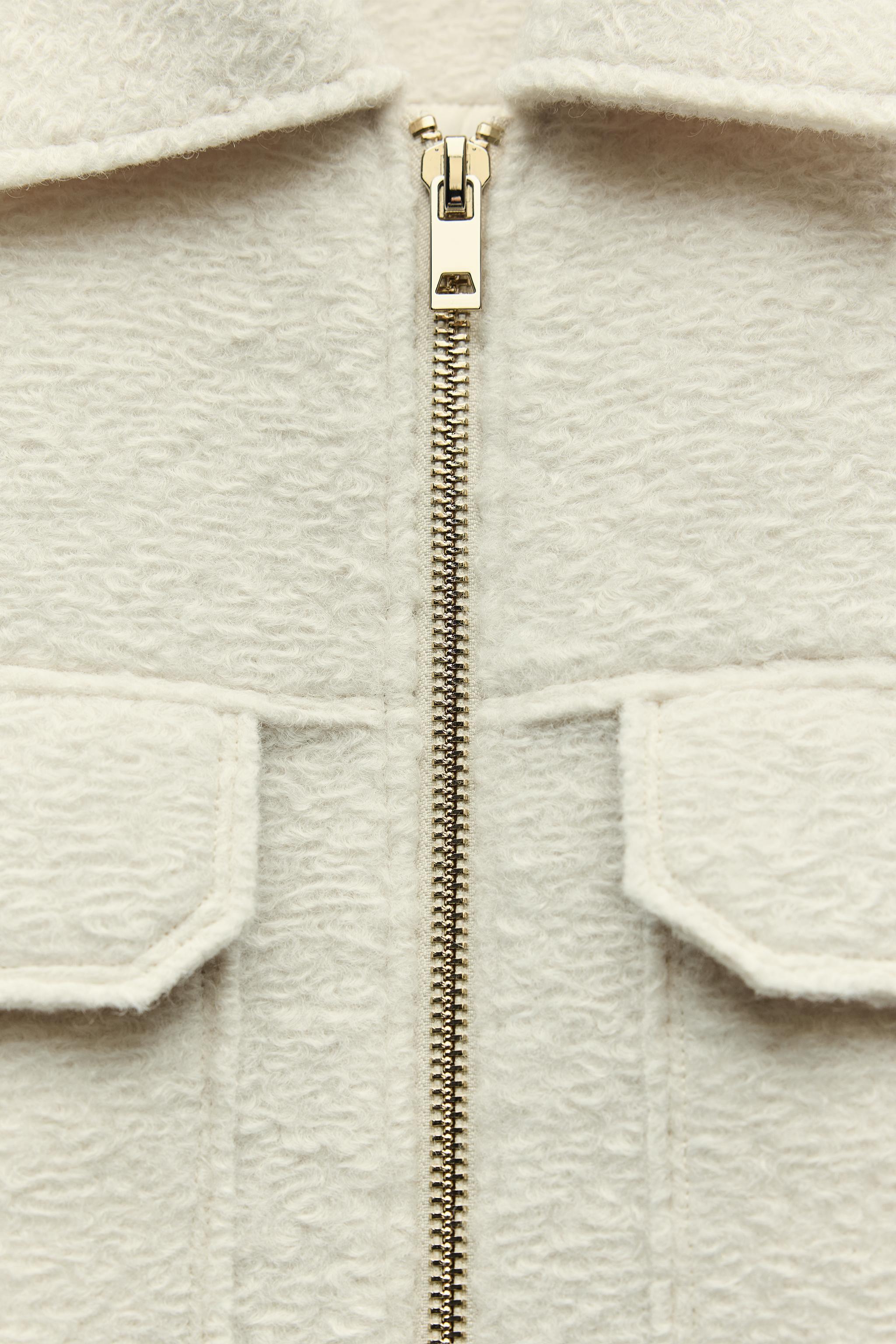 CROPPED BOUCLÉ JACKET Product Image