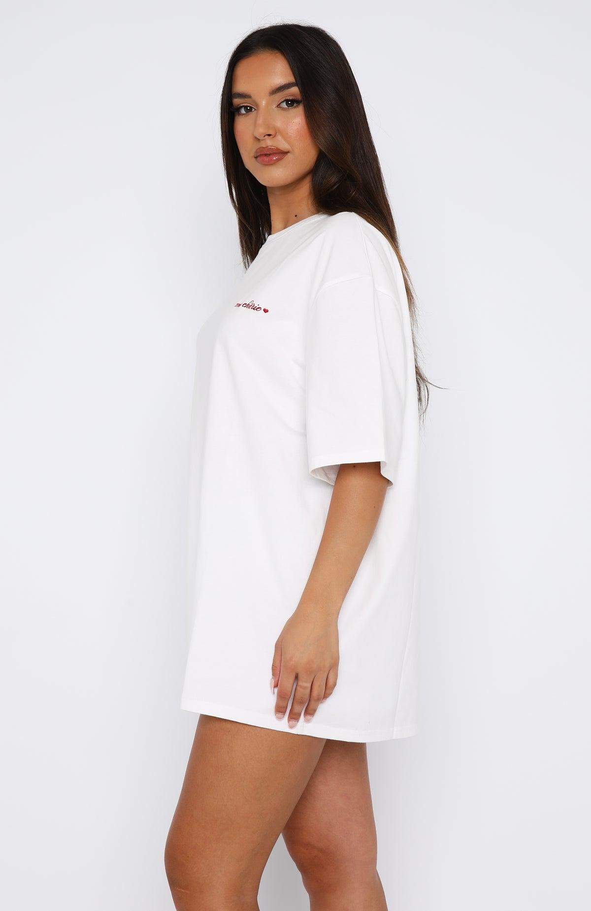 Florent Oversized Tee White Product Image