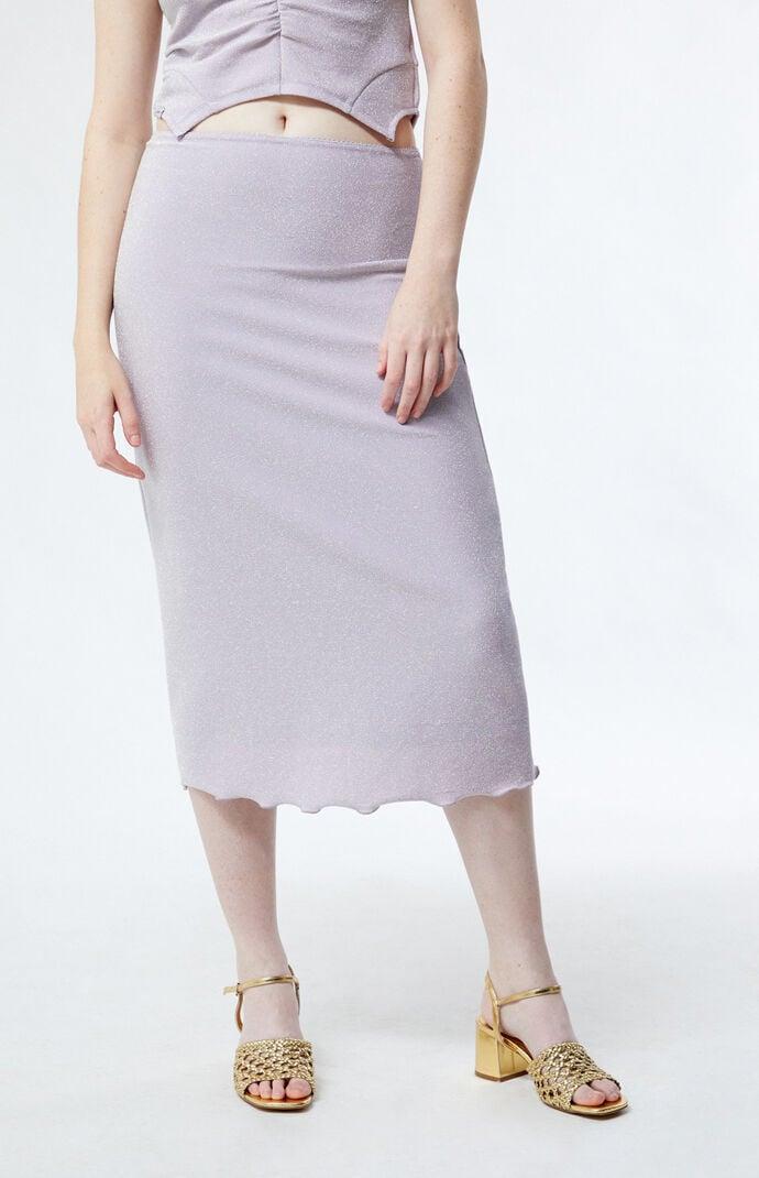 CIRCUS NY Womens Ayra Frost Midi Skirt - Product Image