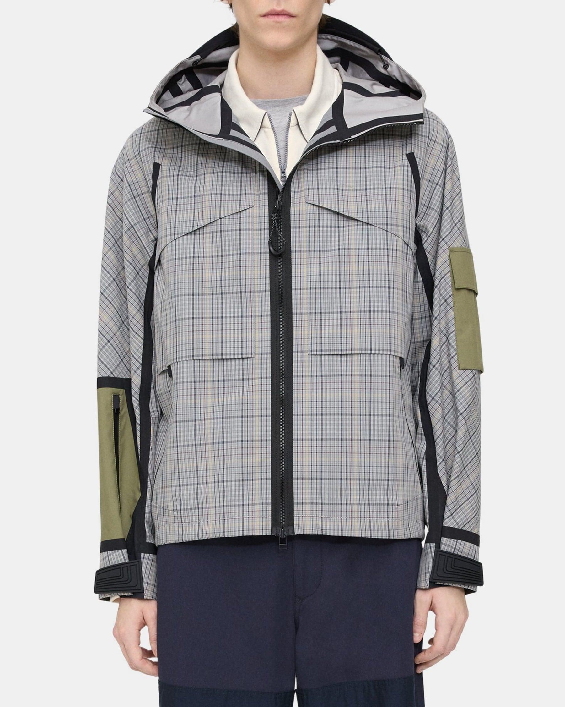 Backed Jacket in Cotton Check Product Image