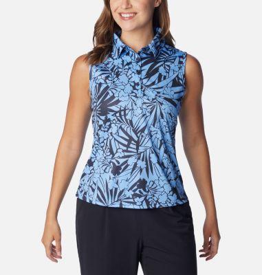 Columbia Super Tidal Tee SL Polo (Canyon Tropictones) Women's Clothing Product Image