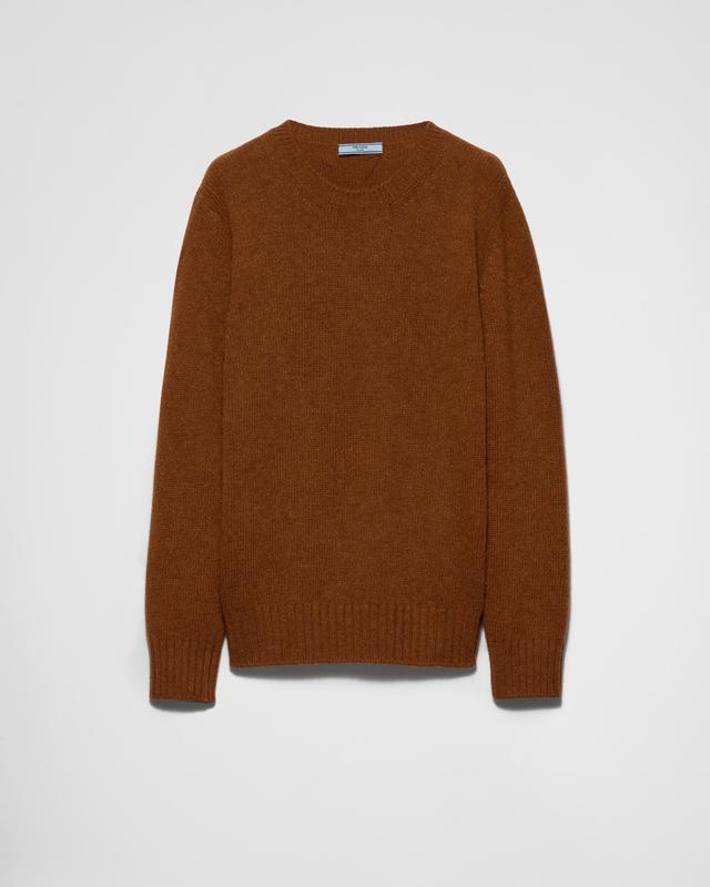 Wool and cashmere crew-neck sweater Product Image