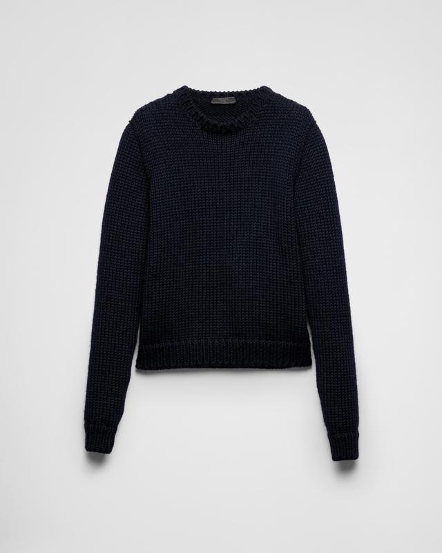 Wool crew-neck sweater Product Image