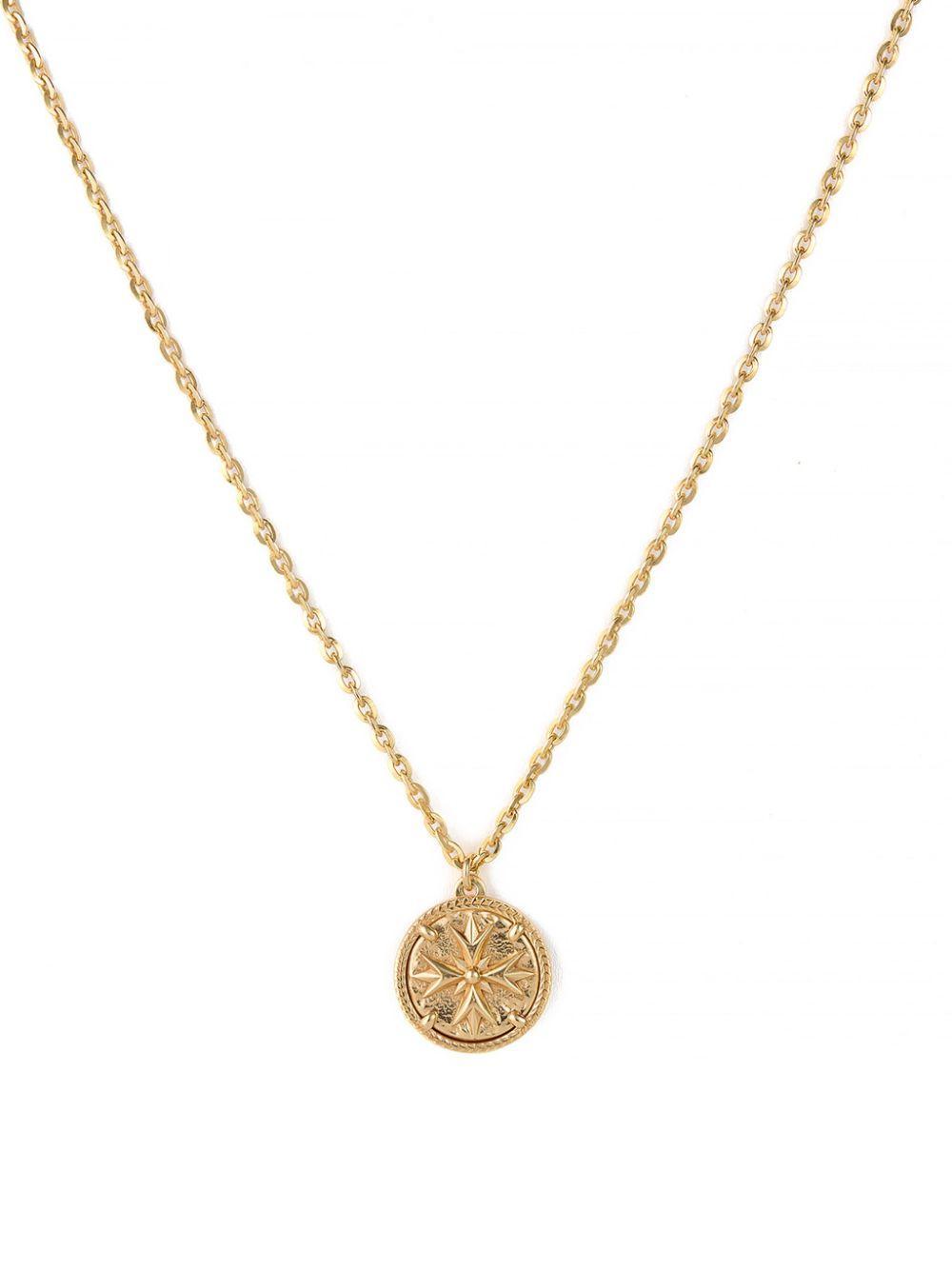 EMANUELE BICOCCHI Crest Tag Pendant Necklace In Gold Product Image