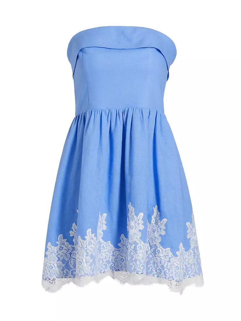 Pippa Lace-Trim Minidress Product Image