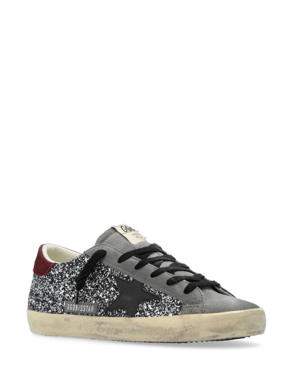 GOLDEN GOOSE Super-star Classic Leather Sneakers In Metallic Product Image