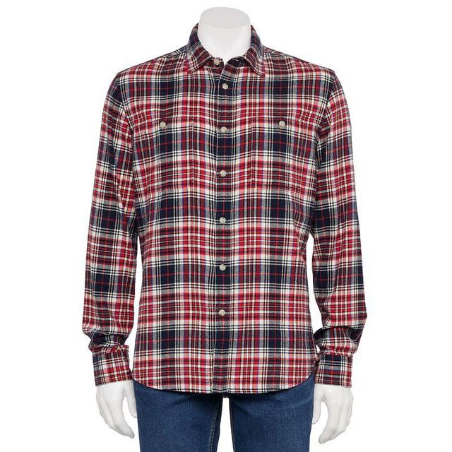 Mens Sonoma Goods For Life Flannel Button-Down Shirt Product Image