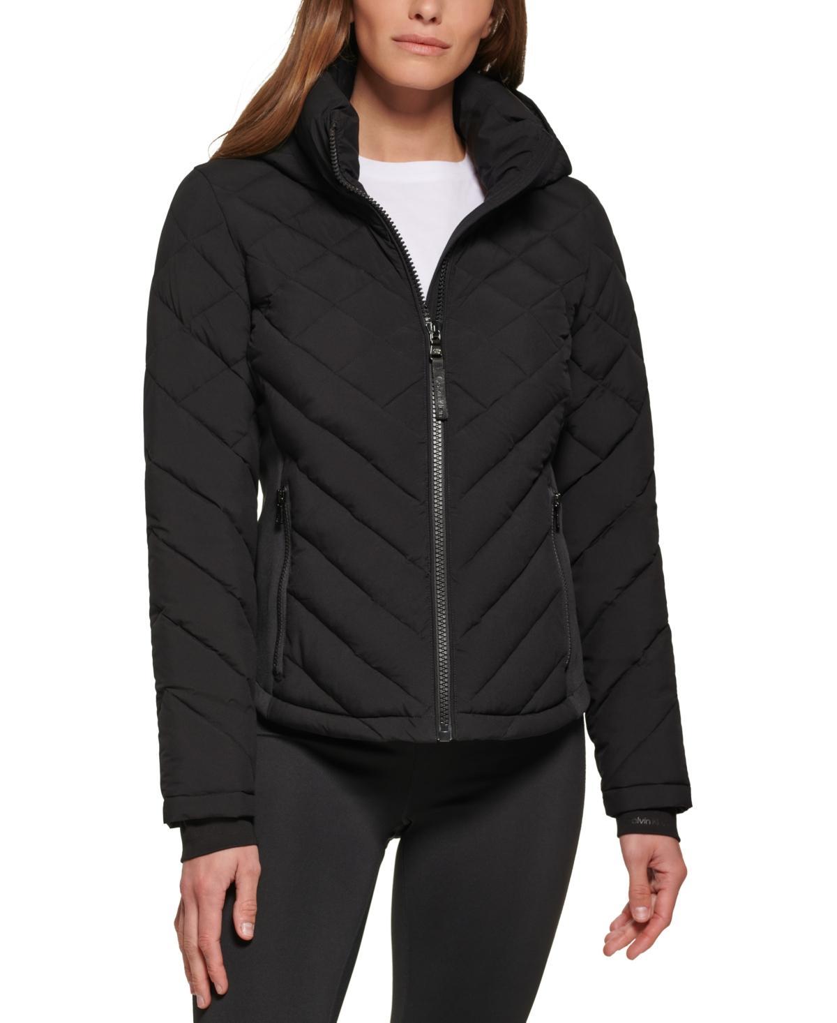 Womens Side-Panel Hooded Packable Puffer Coat, Created for Macys Product Image