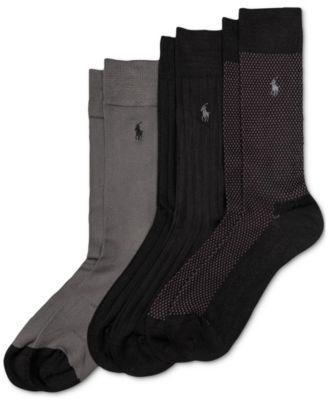 Men's 3-Pk. Supersoft Birdseye Dress Socks Product Image