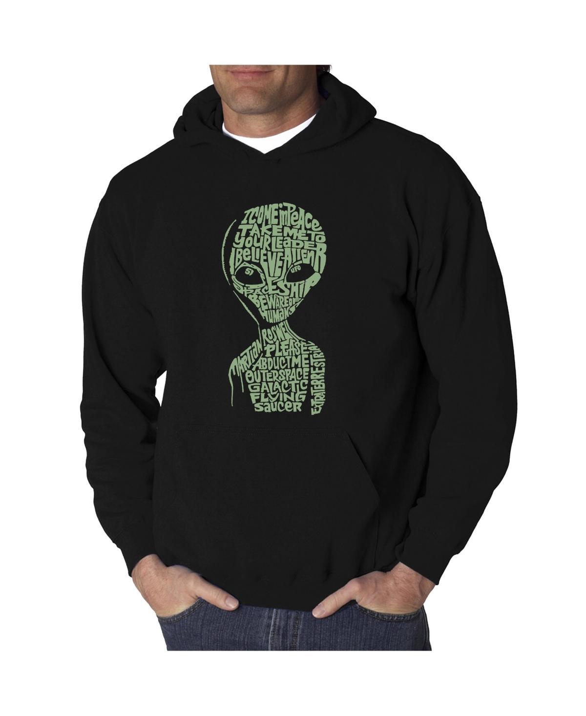 La Pop Art Mens Word Art Hoodie - Area 51 Product Image