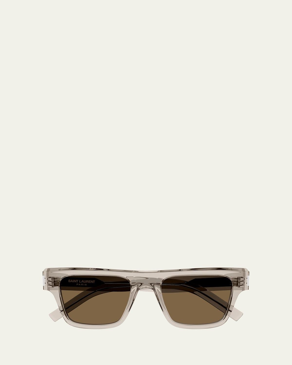 Mens SL 469 Acetate Rectangle Sunglasses Product Image