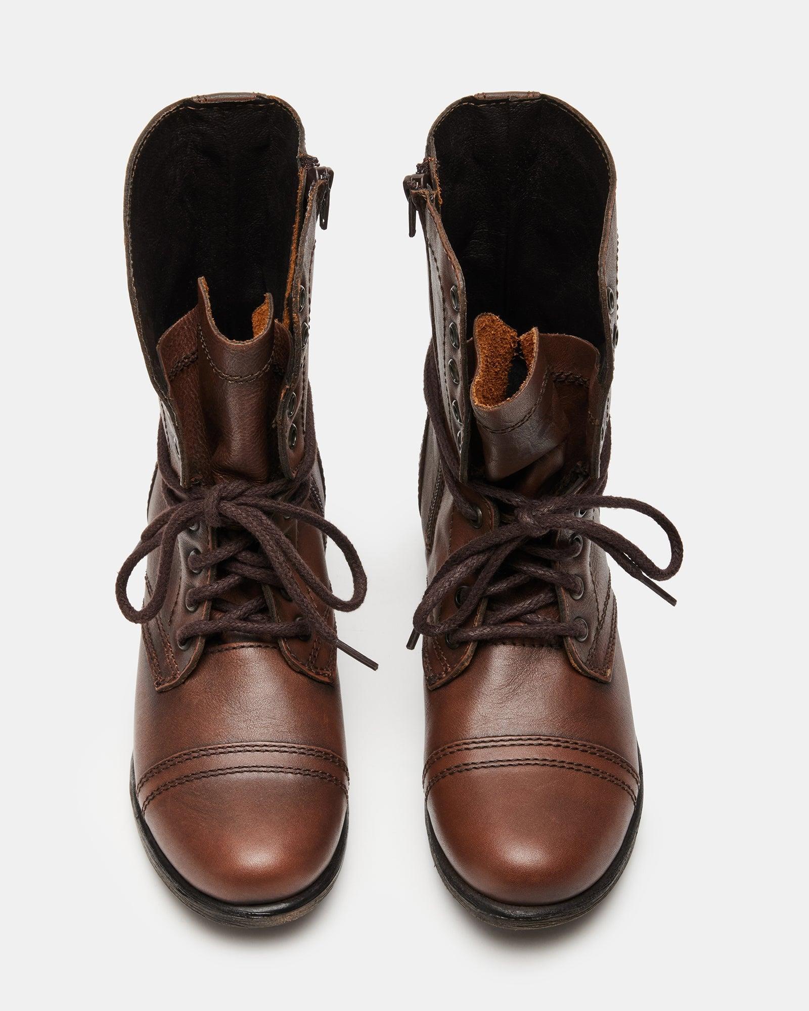 TROOPA BROWN LEATHER - SM REBOOTED Female Product Image